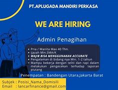 Loker Staff Admin Di Jakarta Barat Terbaru